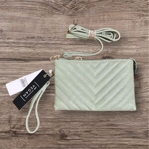 Isabelle Mint Green Crossbody Bag